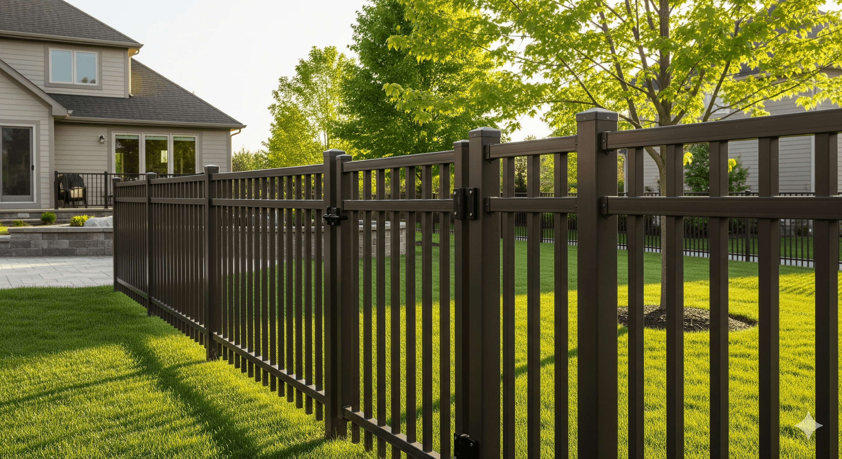 Aluminum fence