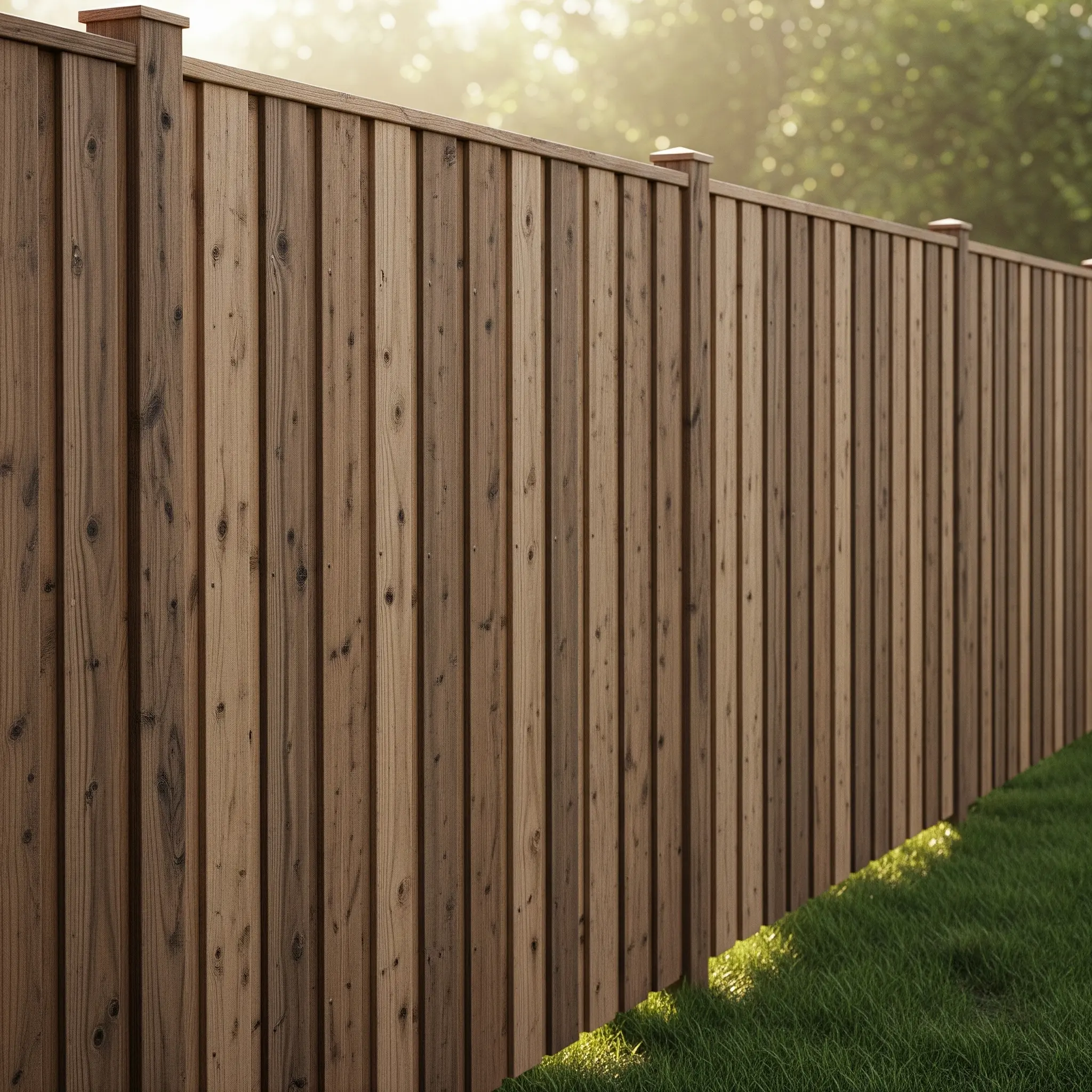 Cedar fence installed in Raleigh neighborhood