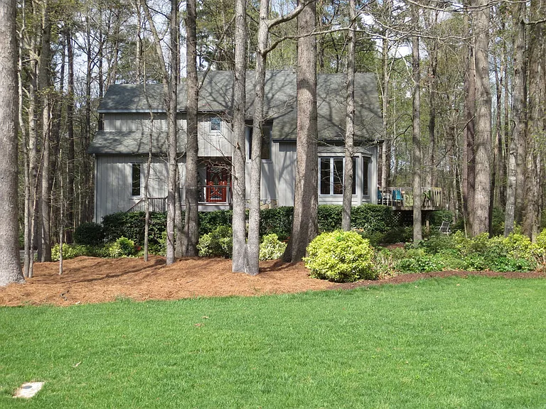 Before holiday lighting