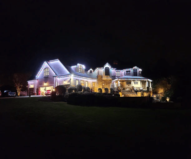 Modern home with RGB permanent lighting